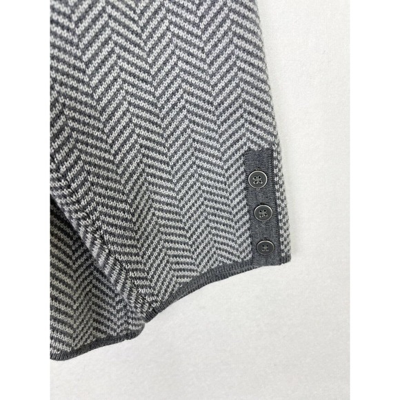 Talbots Plus Petite 3X Pure 100% Merino Wool Sweater Blazer Jacket - Picture 4 of 6